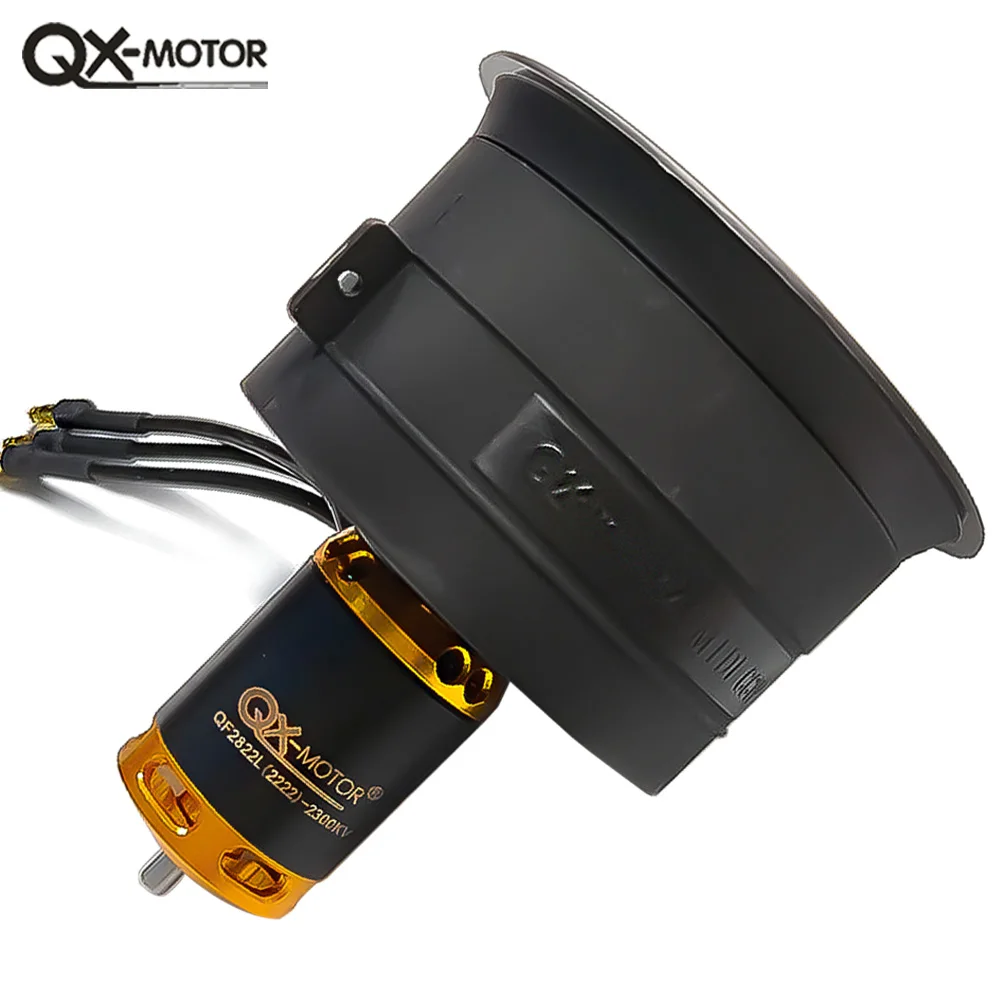 QX-Motor QF2822 2100KV 2300KV 3300KV 4300KV 64 мм EDF 12 лопастей CW CCW Бесщеточный двигатель для