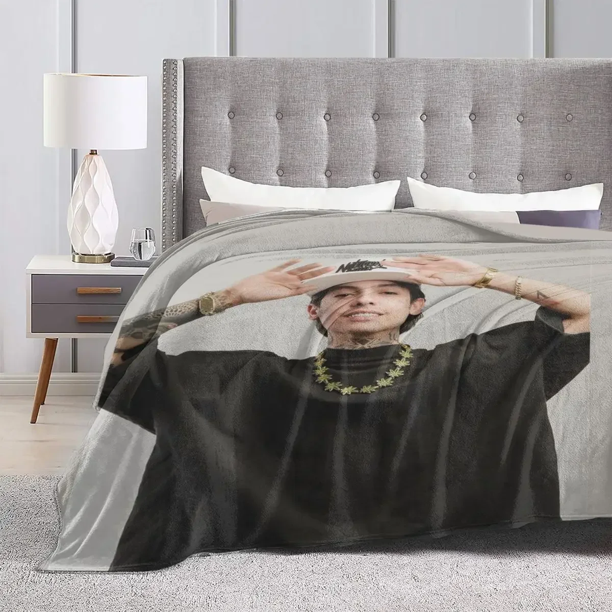 Фланелевое Дорожное Одеяло N-Natanael Canos Мексиканский Рэп-художник Мягкое Прочное