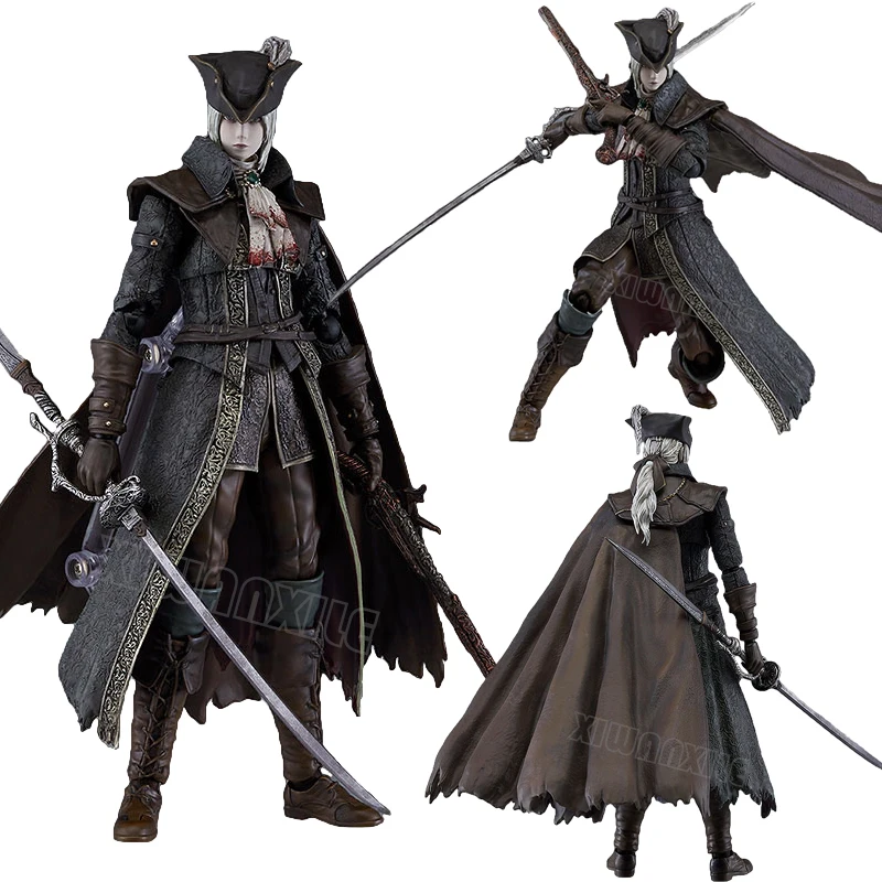 

Figma #536 Bloodborne Anime Figure Lady Maria of the Astral Clocktower Action Figure The Old Hunters Edition Figurine Doll Toys