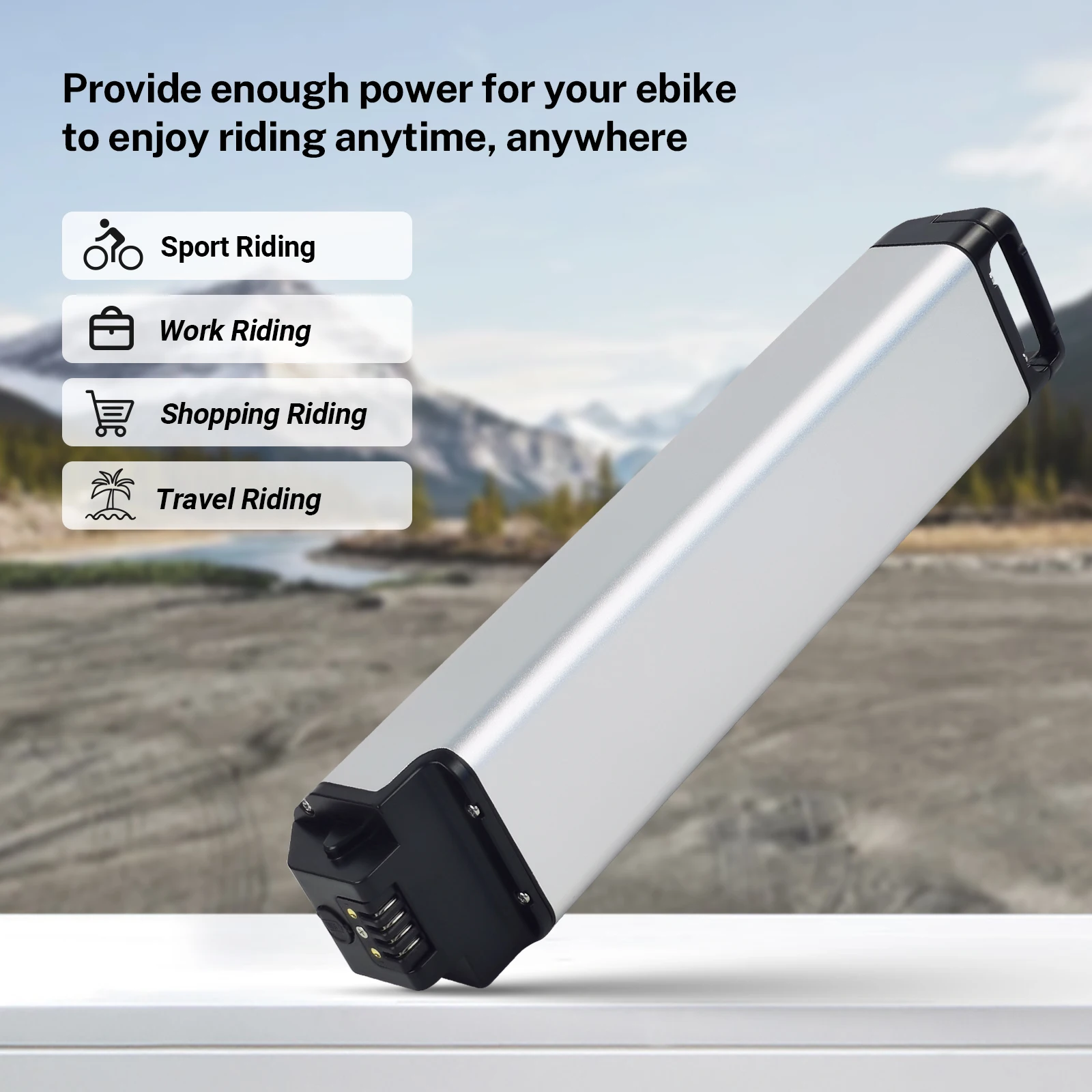 Hidden Ebike akku Dengfu E10 Frame Battery Pack 48V 17.5Ah 15Ah 13Ah E22 E23 Аккумулятор для электровелосипеда 500W