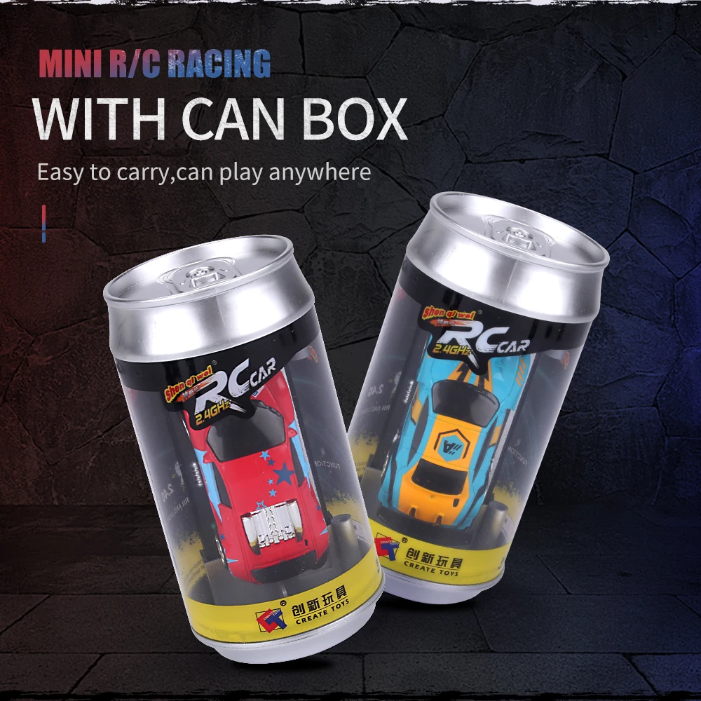 

2.4G Multiplayer 1/64 Mini RC Racing Cars APP Control USB Recharge Many Friend Play Together Remote Racer Cola Can Toys Vehicle