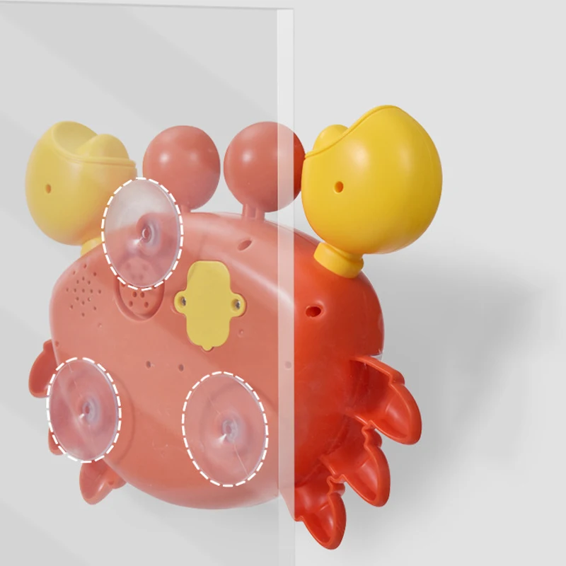 Игрушка для ванны в форме краба электрическая музыкальная игрушка-пульверизатор