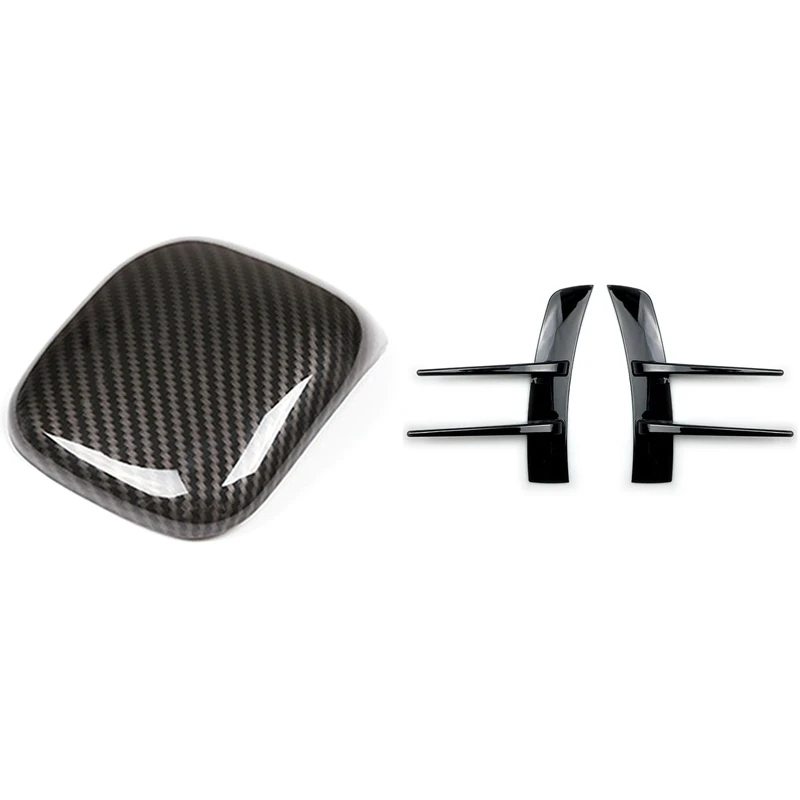 

3 шт., автомобильные аксессуары: 2 шт. спойлера для переднего бампера автомобиля и 1 шт. накладки на подлокотник центральной консоли автомобил...