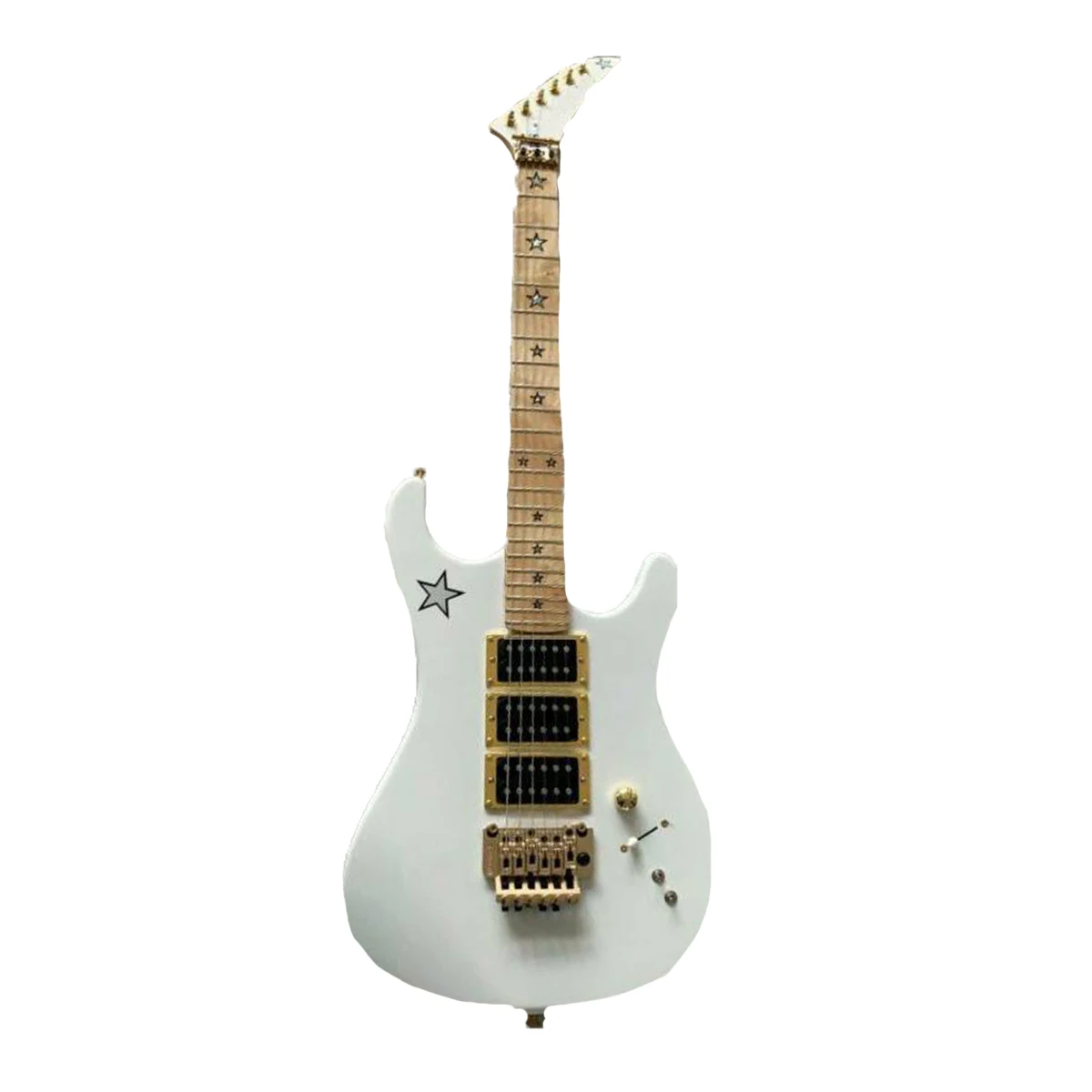 

Новая пользовательская 6-струнная электрическая гитара Starshine, белый корпус из красного дерева, кленовый гриф