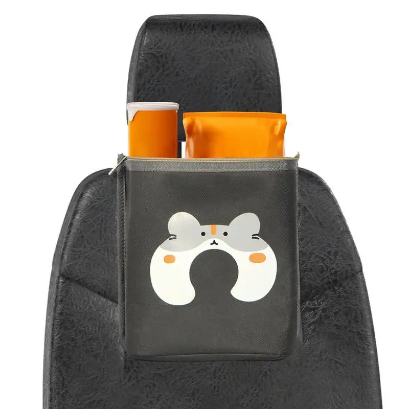 

Органайзер на спинку сиденья автомобиля, дорожный охладитель, сумка для льда с небольшим рисунком животного, эффективная защита от наружной температуры для