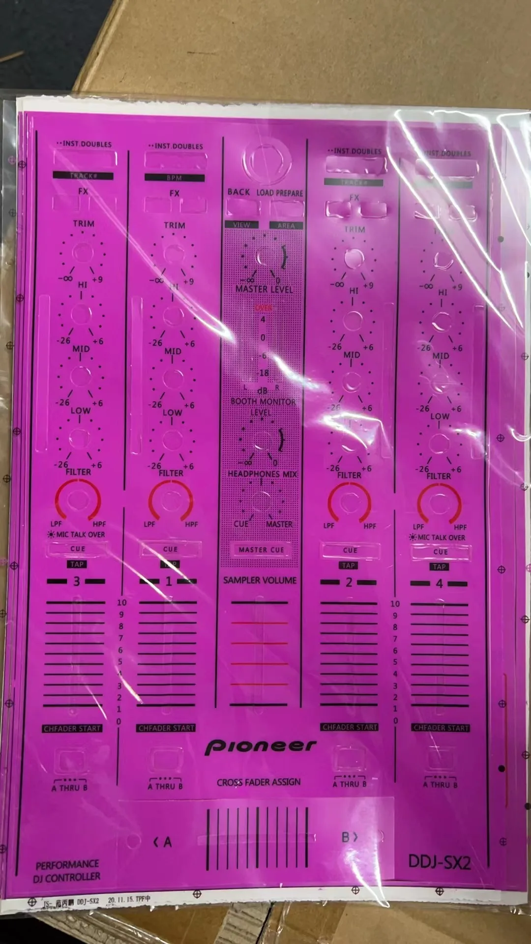 Защитная пленка для дискового контроллера DJ светлый кожаный стикер цвет может