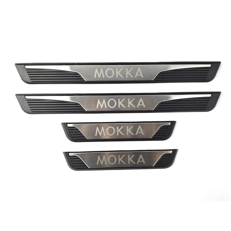 

Комплект Из 4 Накладок На Пороги Из АБС-пластика И Нержавеющей Стали Для OPEL MOKKA X J13 2012-2021