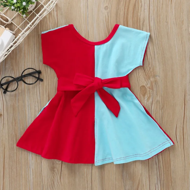 

Girls Dress Princess Patchwork Dress For Girls Children Birthday Party Kids Summer Dresse Girl Dress