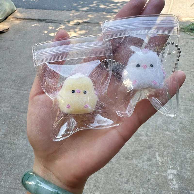 2 шт. миниатюрные игрушки для снятия медленного отскока липкие TPR Mini Chick игрушка