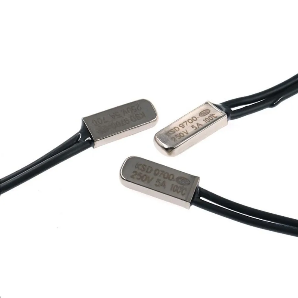 Металлический регулятор температуры KSD9700 250 В/5A/10A/16A 15C ~ 150C, термостатный переключатель, термопротектор, нормально закрытый/открытый