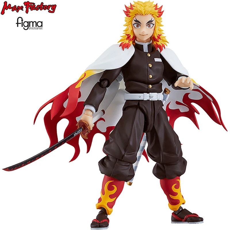 

Женская Оригинальная фигурка MF MaxFactory Figma 553 Rengoku Kyoujurou Рассекатель демонов: Kimetsu No Yaiba Аниме Фигурка модель экшн-игрушки подарки