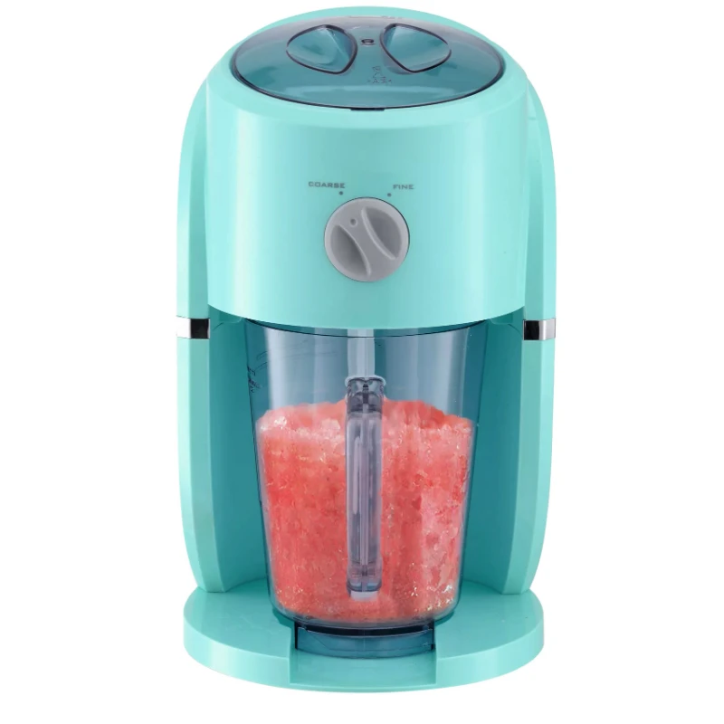 

ice machine crusher Vintage single barrel smoothie machine electric ice planer metal red coke red ice breaker