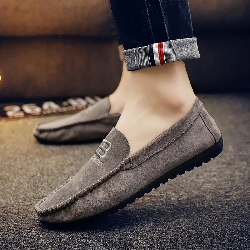 

Mens Loafers Moccasins Breathable Slip on Italian Driving Shoes Spring breathable Canvas Sneakers Hombre Men Casual Shoes Brand