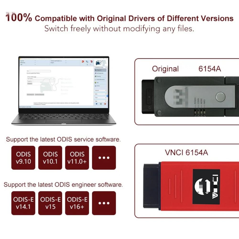 ДЛЯ автоматического диагностического инструмента VNCI с поддержкой протокола CAN FD