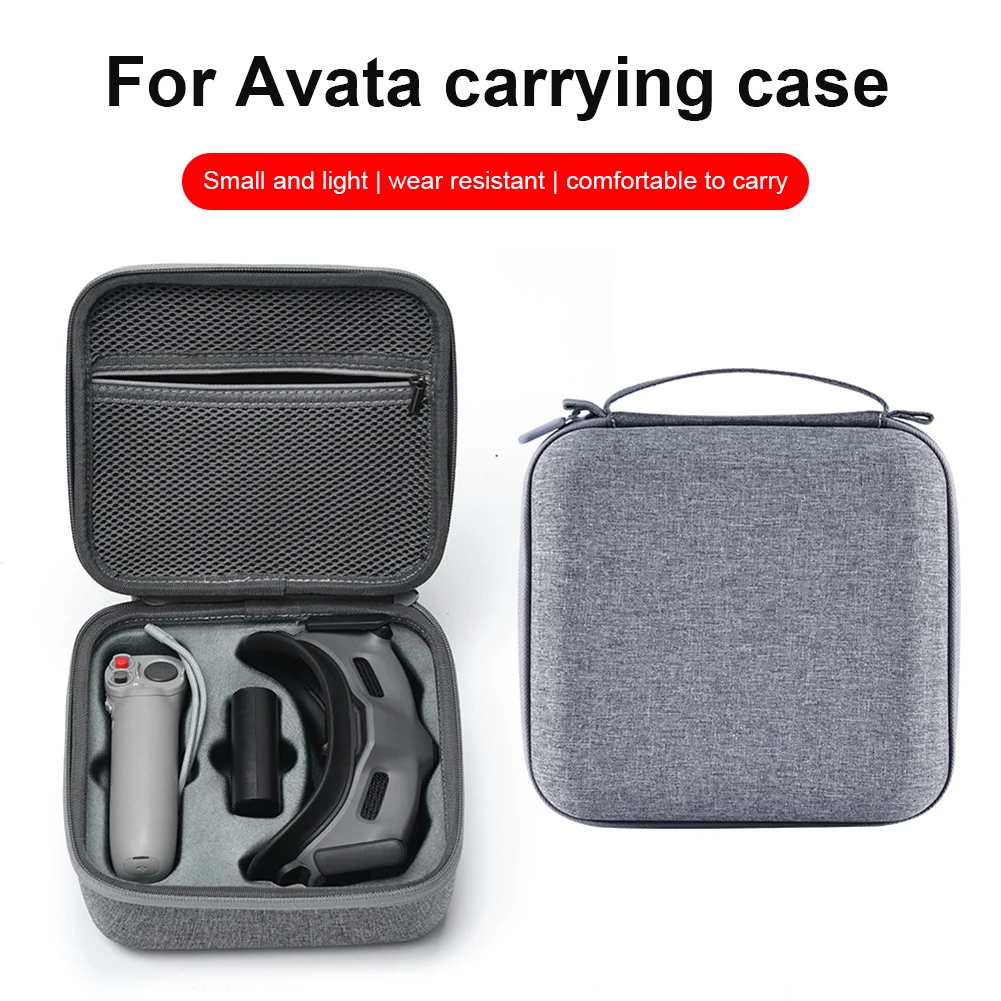 

Чехол для DJI Avata Goggles 2, портативная дорожная сумка для хранения очков и дронов, ударопрочный защитный чехол для дрона