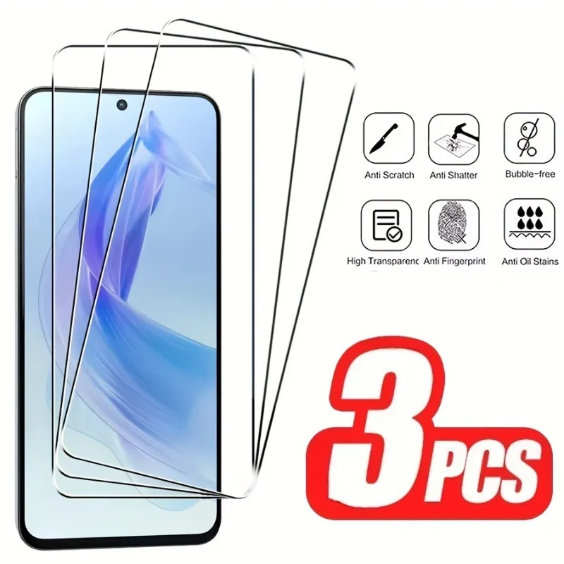 Фото 3 упаковки защитных пленок из закаленного стекла для Huawei Honor X6 X7 X8 X6a X7a X7b X8a X8b 8X X9B 10 Lite 9X Lite 50 70 90 Lite Models №1