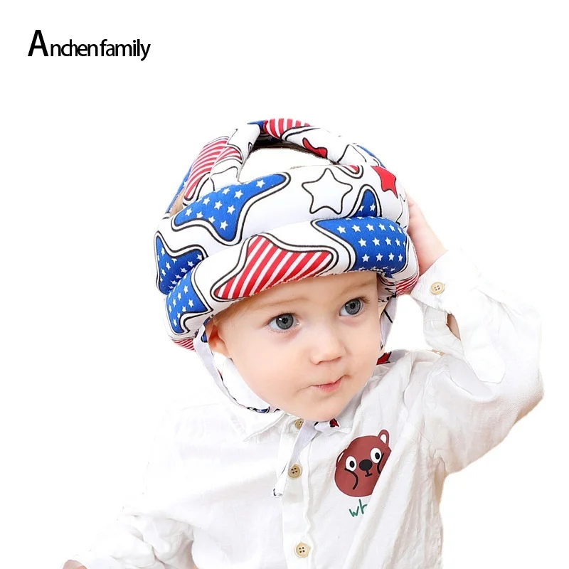 

Детский защитный шлем для детей, защитный головной убор для маленьких мальчиков и девочек, рандомная защита от падения