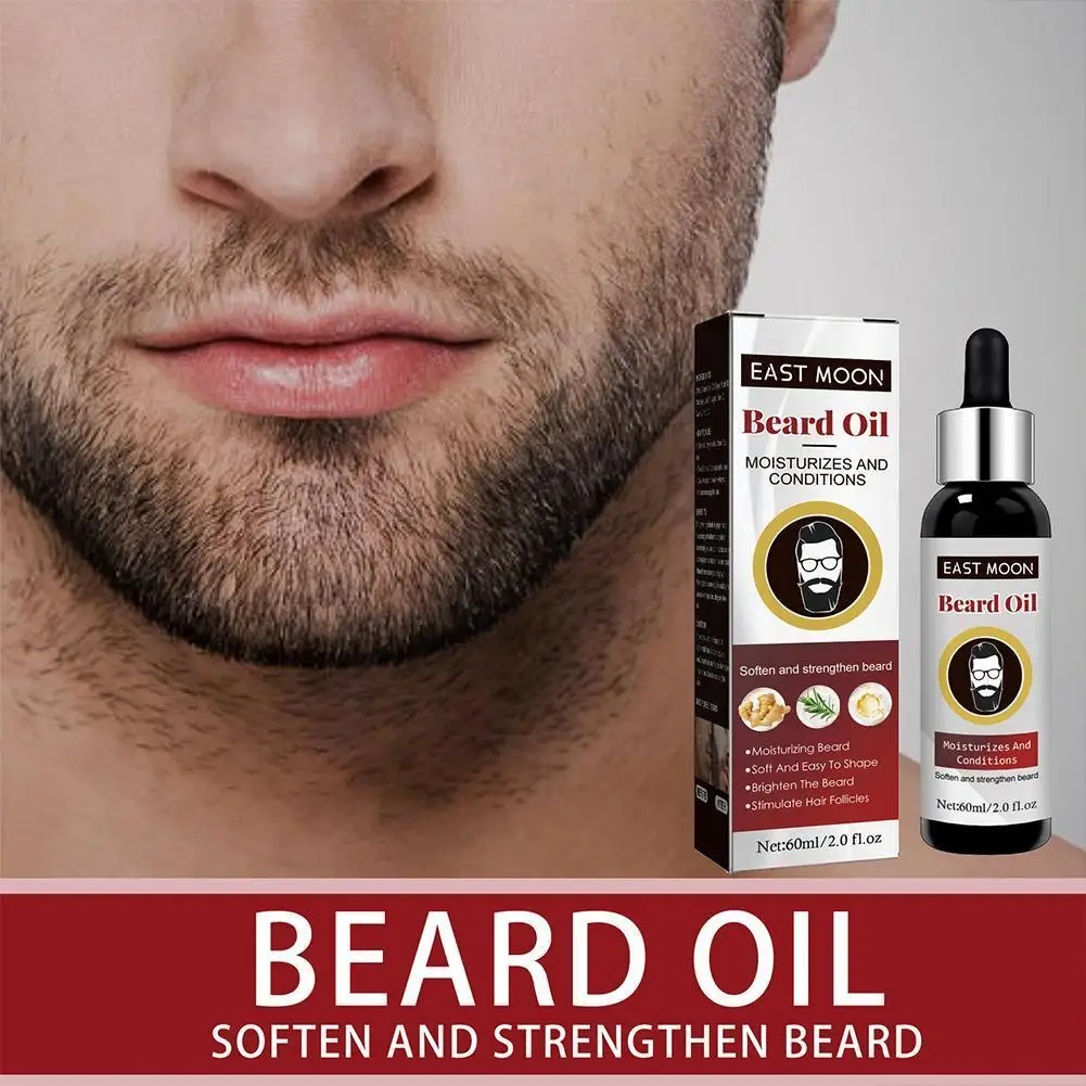 

Beard Growth Oil Nourish Enhance Thicker Improve Frizz Hair Leave-In Beard Conditioner Oil Regrowth Anti Loss Thinning Must B4A0