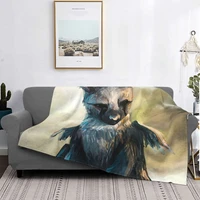 trico the last guardian 1 blanket bedspread bed plaid blankets fluffy plaid hoodie blanket blankets for bed