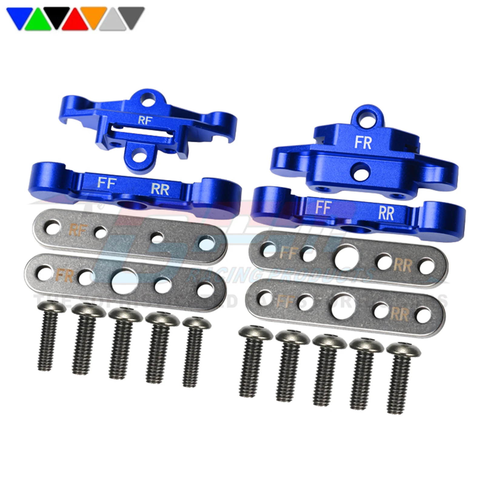 Передний + задний нижний кронштейн для TRAXXAS 1/10 Maxx 1/8 Slash