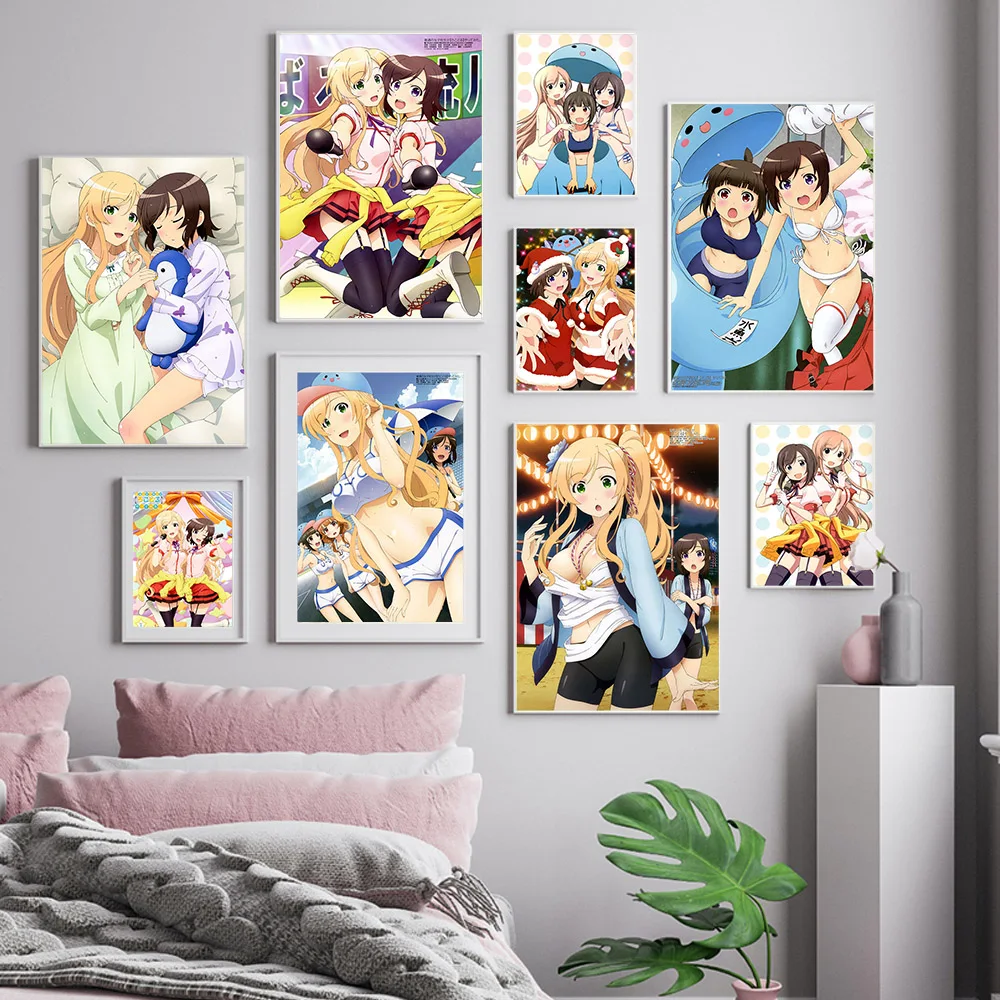 

Locodol мультфильм манга плакат японское аниме Печать Искусство Холст Живопись Otaku спальня домашний декор настенные наклейки