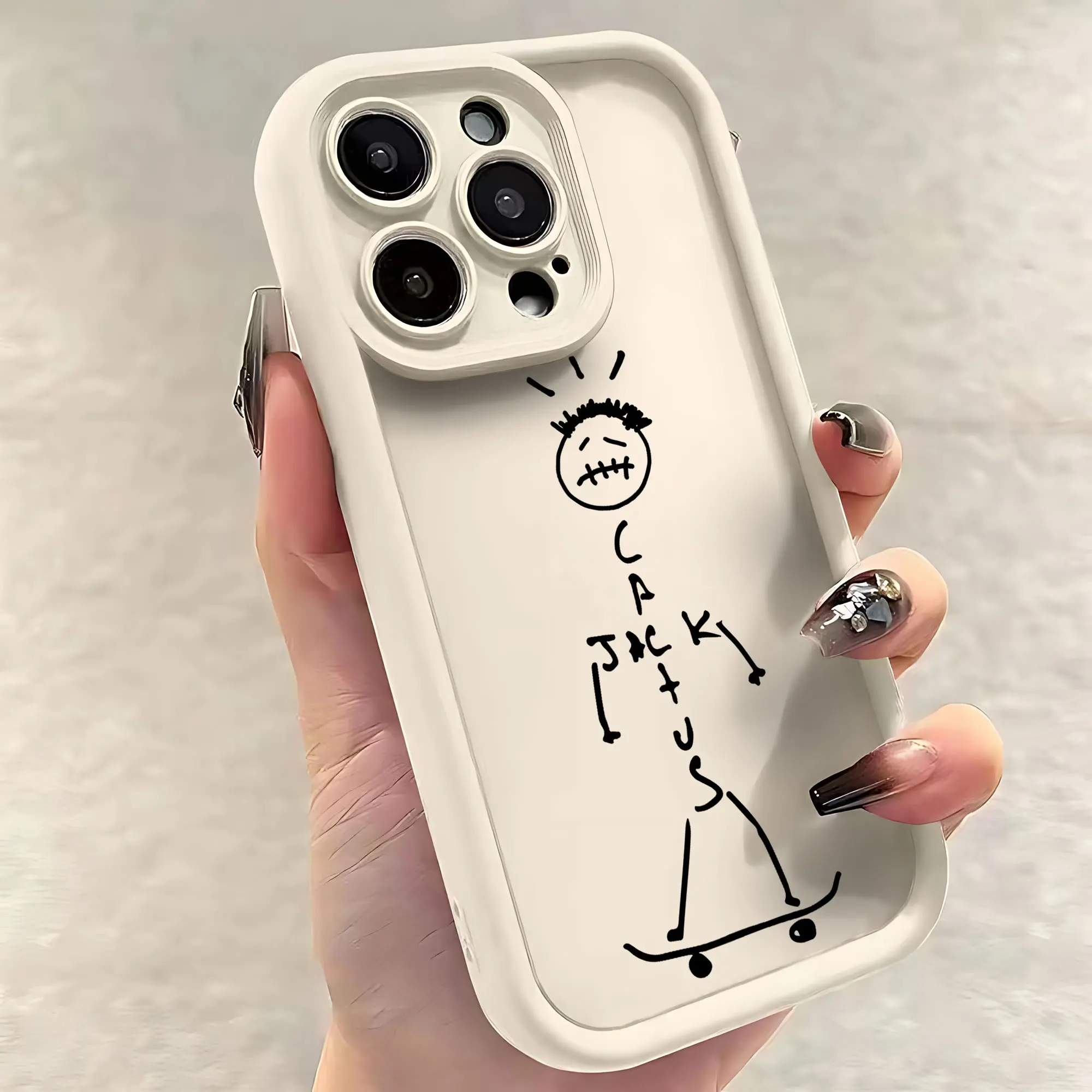 Роскошный чехол для телефона с тревисом Скоттом КАКТУСОМ Джеком Samsung S24 S23 S22 S21 S20