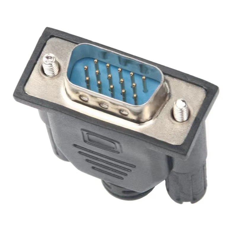 

VGA Virtual Display Adapter Accessory Male Dummy Plug EDID Headless Ghost Emulator Lock Plate