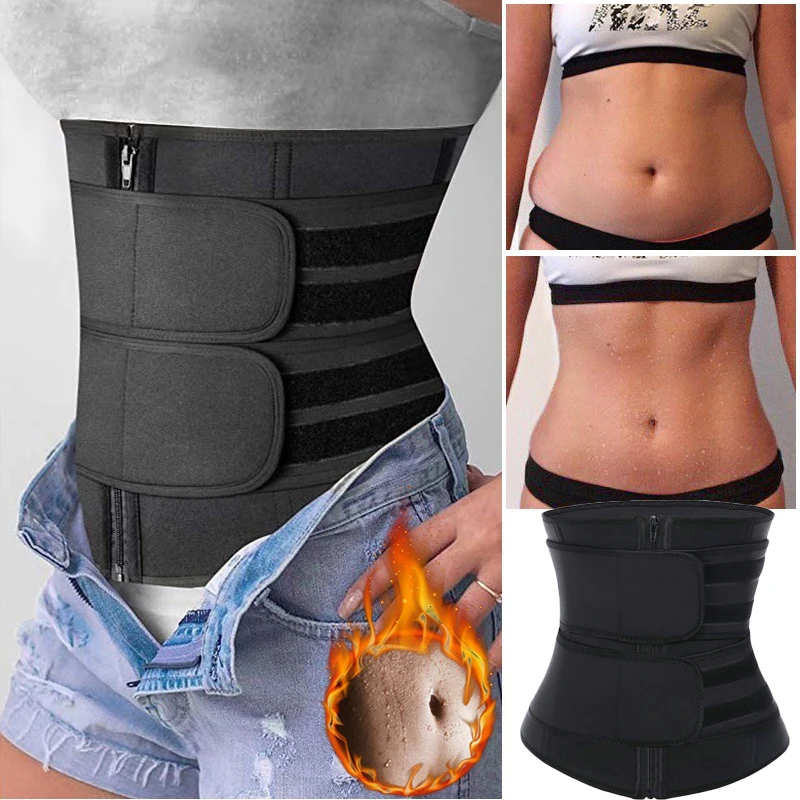

To Postpartum Slimming Women Sheath Fat Flat Trainer Belt Sauna Sweat Belt Female Weight Girdle Lose Burning Sweat Belly Waist