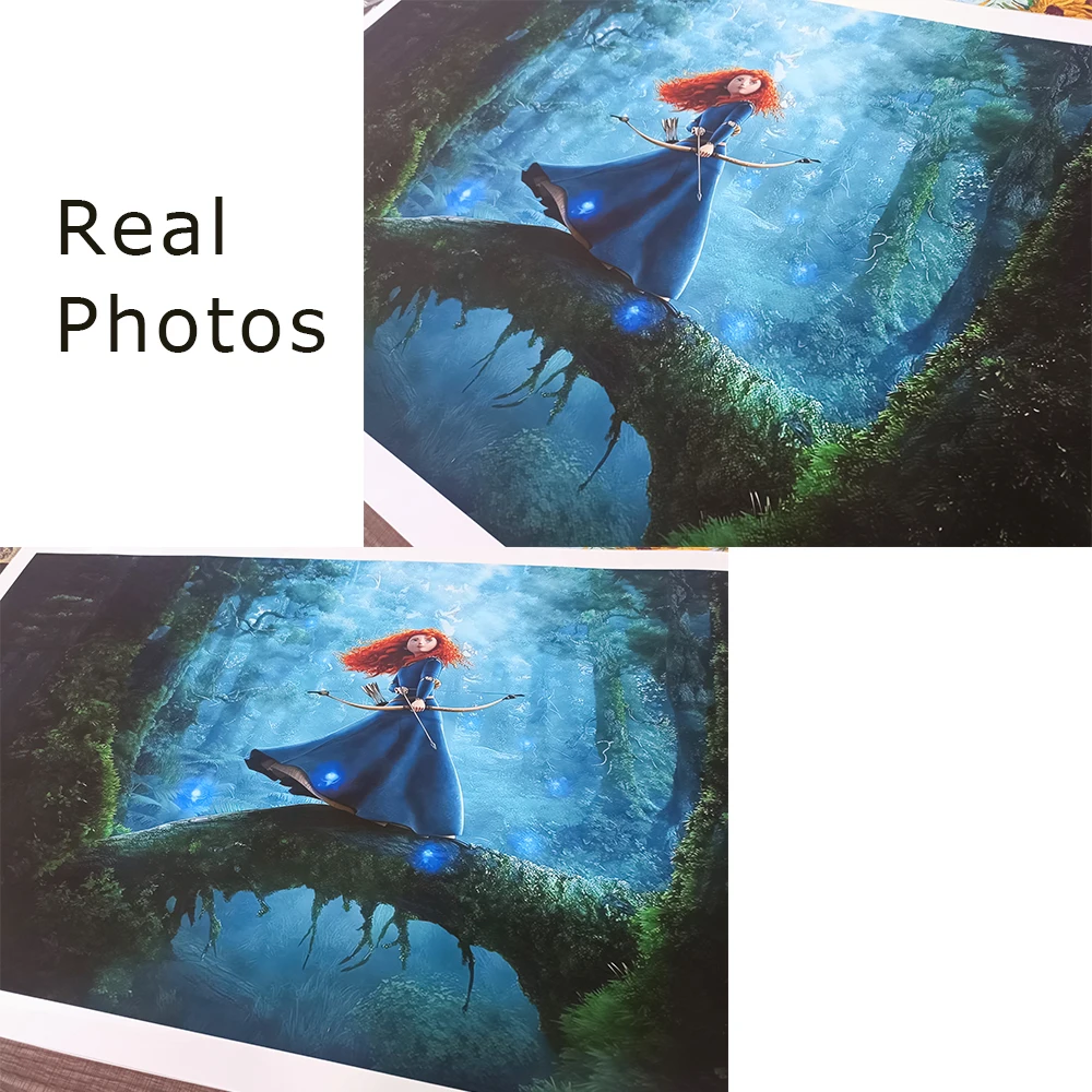 Студийный плакат с изображением принцессы и последнего дракона