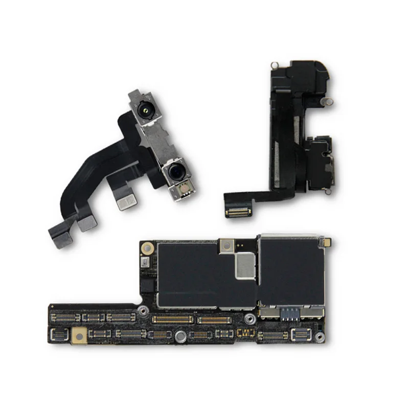 Cena Oryginalna Płyta Główna Dla IPhone X XR XS Max Logika Płyta Główna Z Identyfikatorem Twarzy Z Pełnymi Chipami System IOS Czysty ICloud LTE 4G Sieć