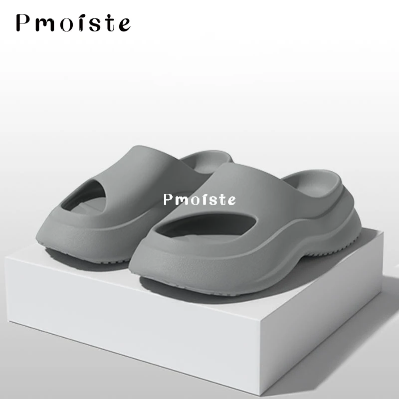 Platform Women's Slippes for Home Thick Sole Summer Shoes 2023 EVA Slipper Soft Non-slip Lightweight Bathroom Slides Indoor