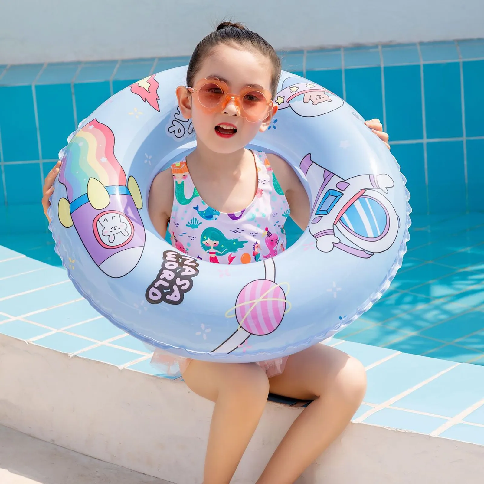 

Summer Thickened Inflatable Swimming Rings For Kids Children Floating Swimming Circle Pool Bathtub Beach Party Water Toys#g3