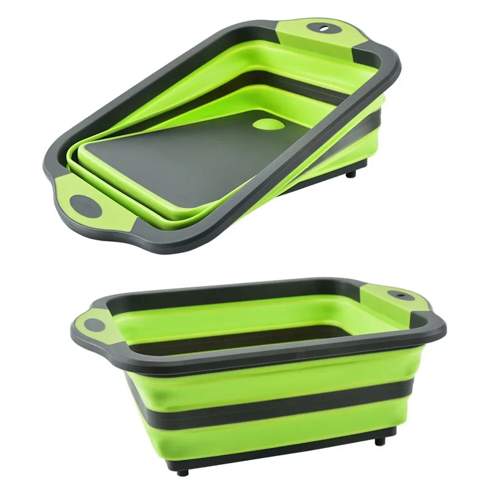 Складная дренажная корзина для раковины, дуршлаг для овощей, органайзер для хранения, складной дренажный контейнер, кухонные принадлежности для хранения (art.: 3920db0720ff7) - 3920db0720ff7