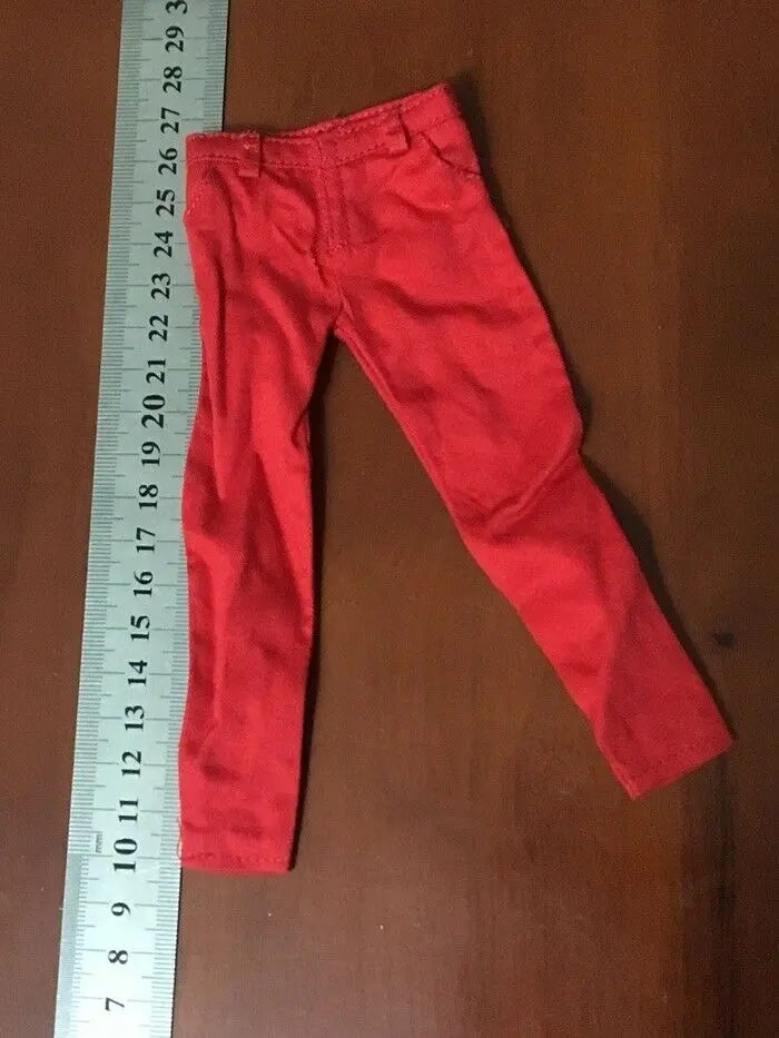 

Модель красных брюк SH08 1/6, модель брюк для 12-дюймовой мужской и женской фигурной куклы