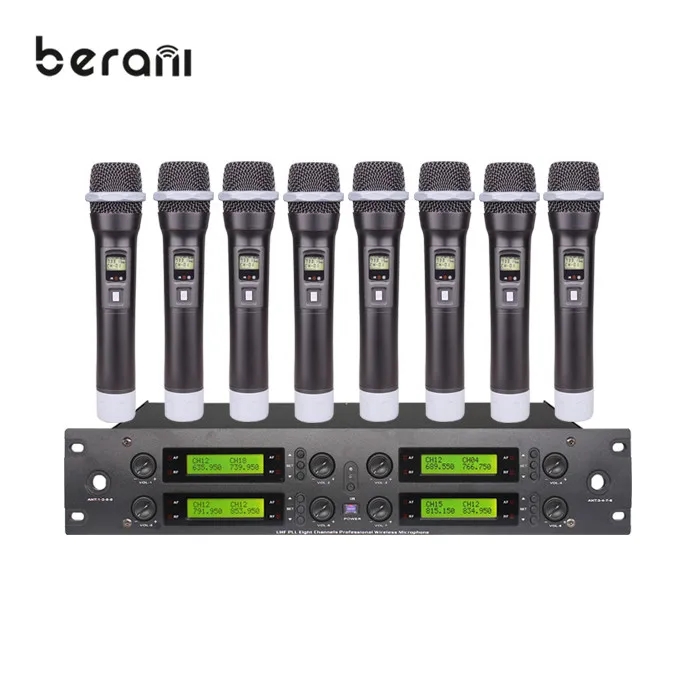 

B-8008 Berani 8 channel wireless microphone system
