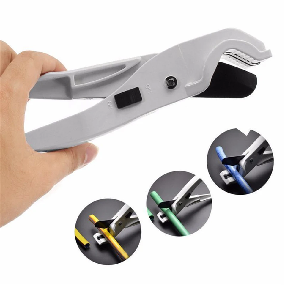 Meijiabuy 1Pcs White 0-32mm ABS Fast Pipe Cutter Hose Conduit Cutting Plier Scissor For PPR/PE/PVC Portable Hand Tools
