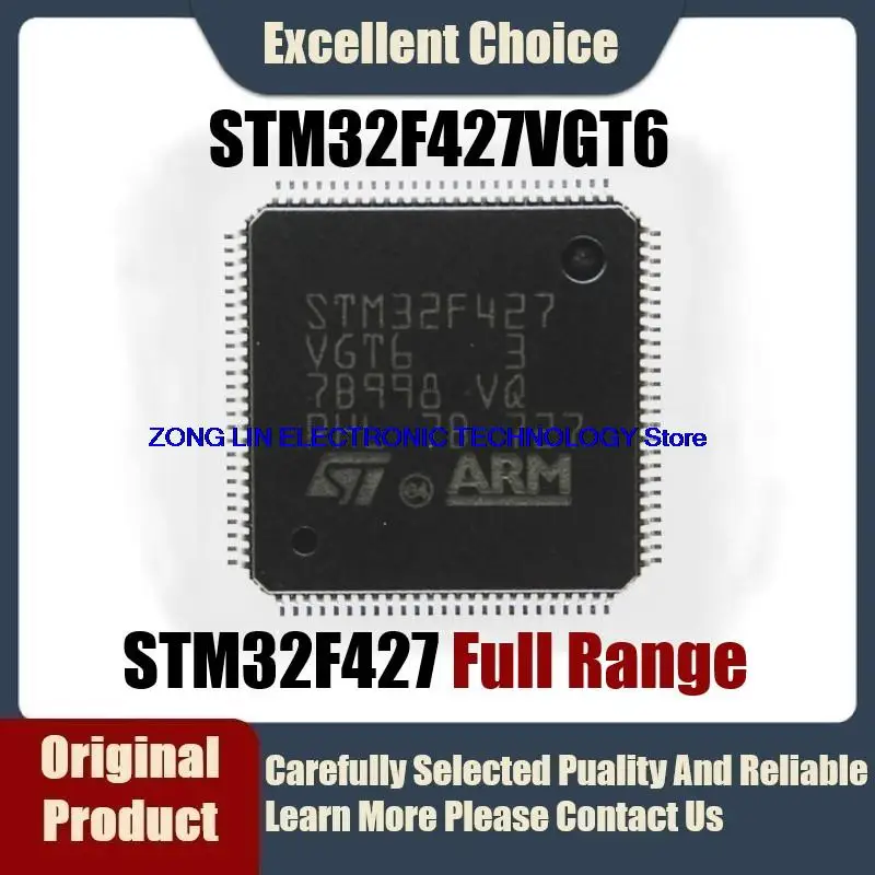 

Оригинальный подлинный микроконтроллер STM32F427VGT6 STM32F427 VGT6 в упаковке, фотоконтроллер 180 МГц, микроконтроллер MCU, 1 шт./лот-5 шт./лот