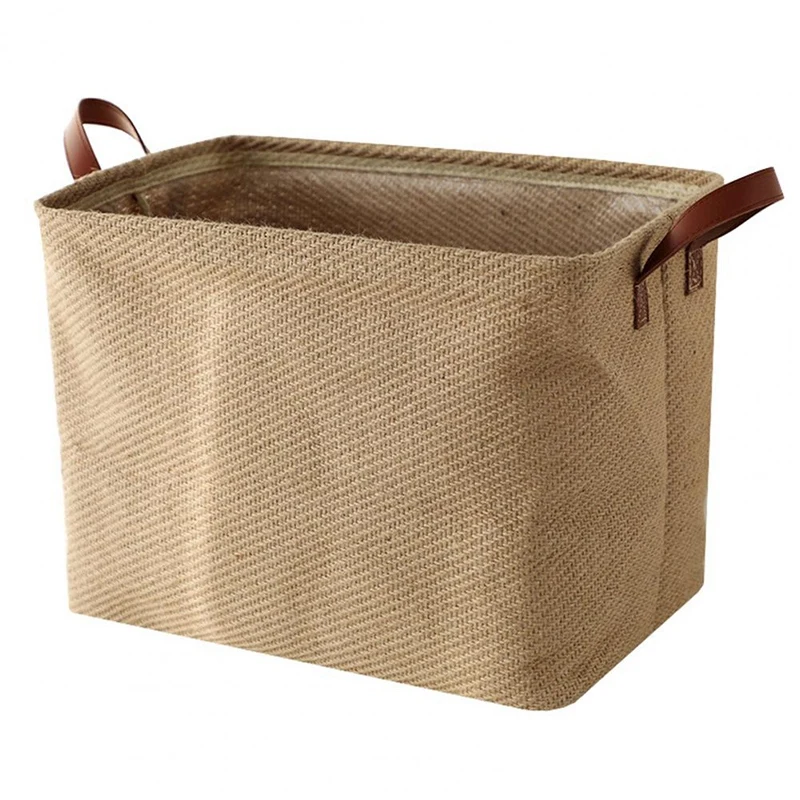 

Storage Basket Decorative Dense Stitches Fabric Dirty Clothes Basket For Laundry