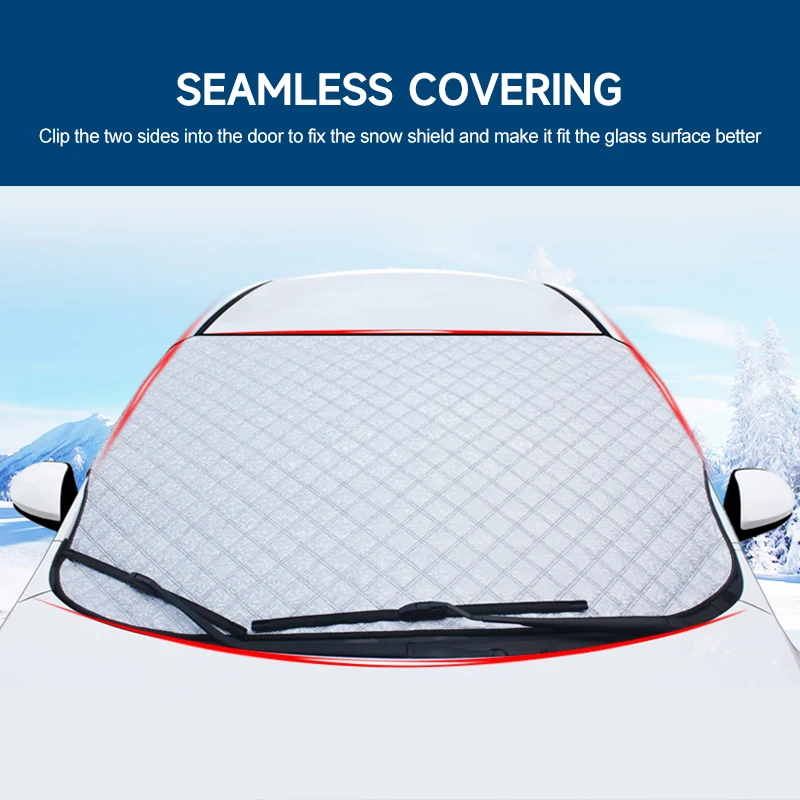 

Новый автомобильный солнцезащитный козырек, снежный чехол, козырек для переднего лобового стекла, универсальный солнцезащитный козырек, з...