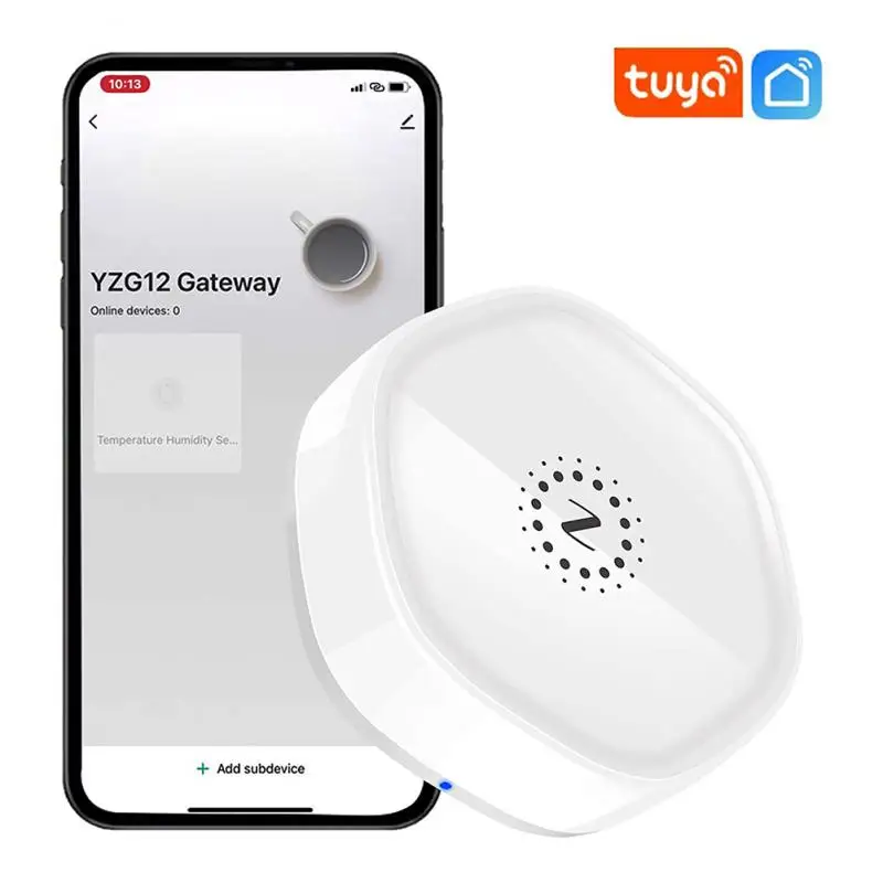 

Multi-function Zigbee3.0 Wifi 2.4g Gateway Tuya App Control Support Alexa Google Home Smart Home Hub Wireless Remote Mesh Bridge