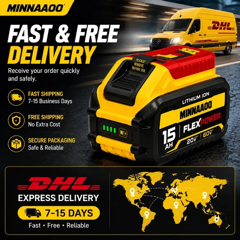 Для аккумуляторной батареи Dewalt 20V MAX 15Ah 12Ah 9Ah литий-ионного типа для электроинструментов, высокой емкости и длительного срока службы. (art.: 3920dcd1fc7d6) - 3920dcd1fc7d6