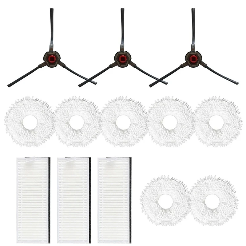 

26PCS Filter Mop Cloth Side Brush For Yeedi Mop Station Self-Cleaning Robot Cleaning Pad Accessories