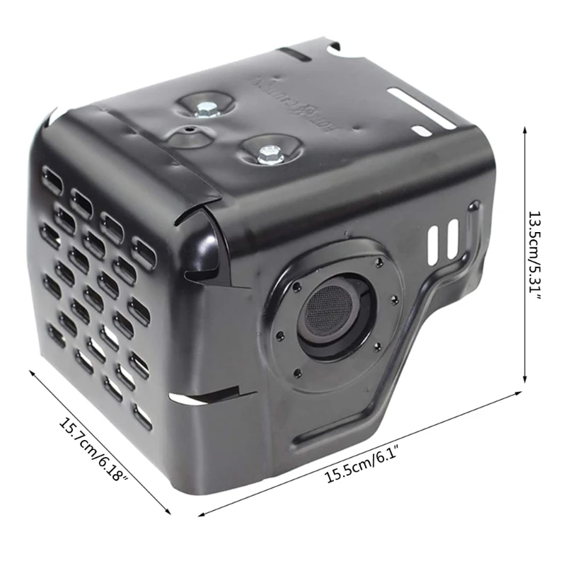 Подходит для двигателя GX240 GX270 8HP 9HP глушитель в сборе с частью выхлопной трубы