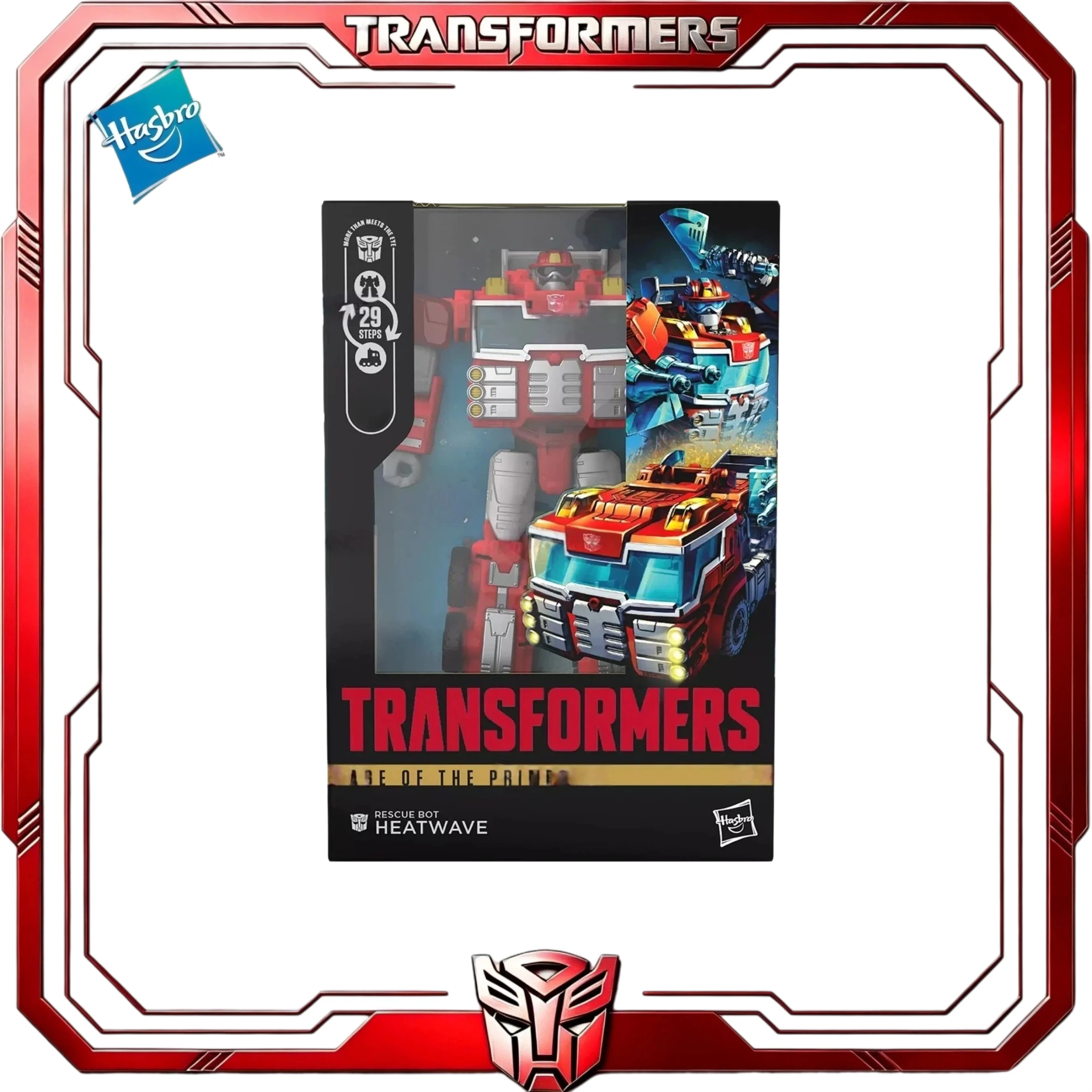 Фото В наличии: Коллекционная фигурка Hasbro Transformers Age of the Primes Rescue Bot Heatwave Voyager, подарок для хобби-коллекционеров №1