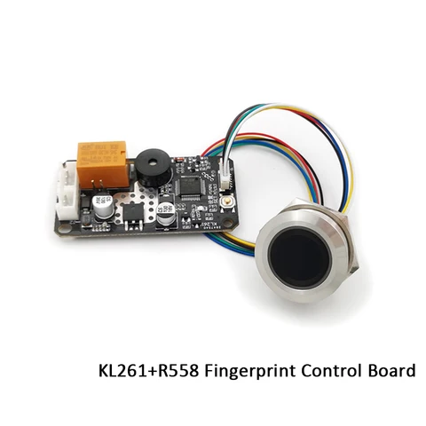Модуль управления распознаванием отпечатков пальцев KL261, релейный выход с низким энергопотреблением, функция администратора/пользователя для контроля доступа