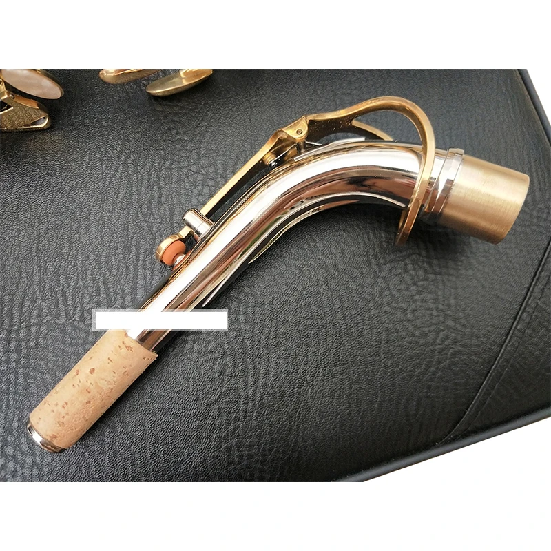 Новый Eb альт-саксофон Jupiter JAS 1100SG латунный никелированный корпус Золотой лаковый