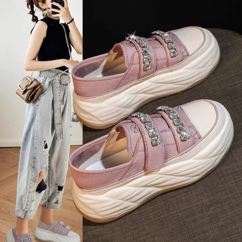 

Супер мягкая толстая подошва износостойкая двойная износостойкая модная повседневная Удлиняющая Спортивная универсальная Удобная Нескользящая маленькая белая обувь