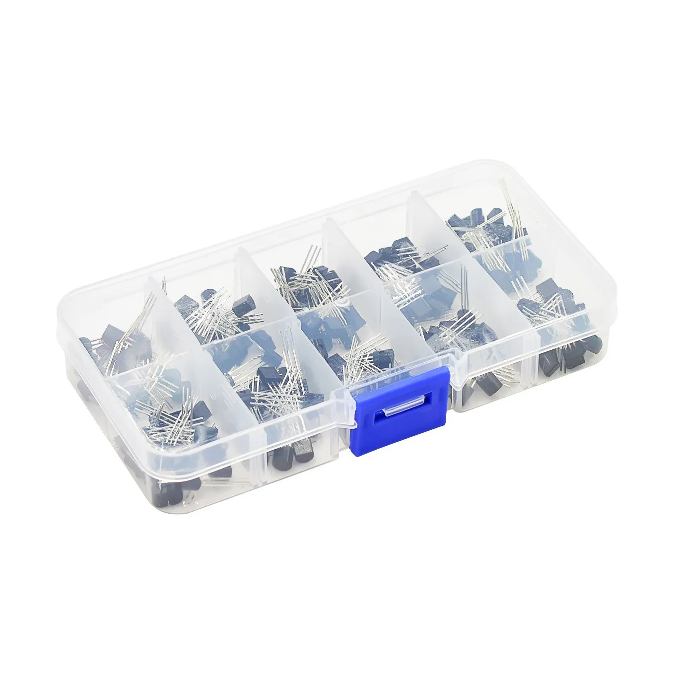 

TO-92 Triode Sample Box Of 10 Kinds Of 200 Pieces BC337/BC327/2N2907/S8050/S8550