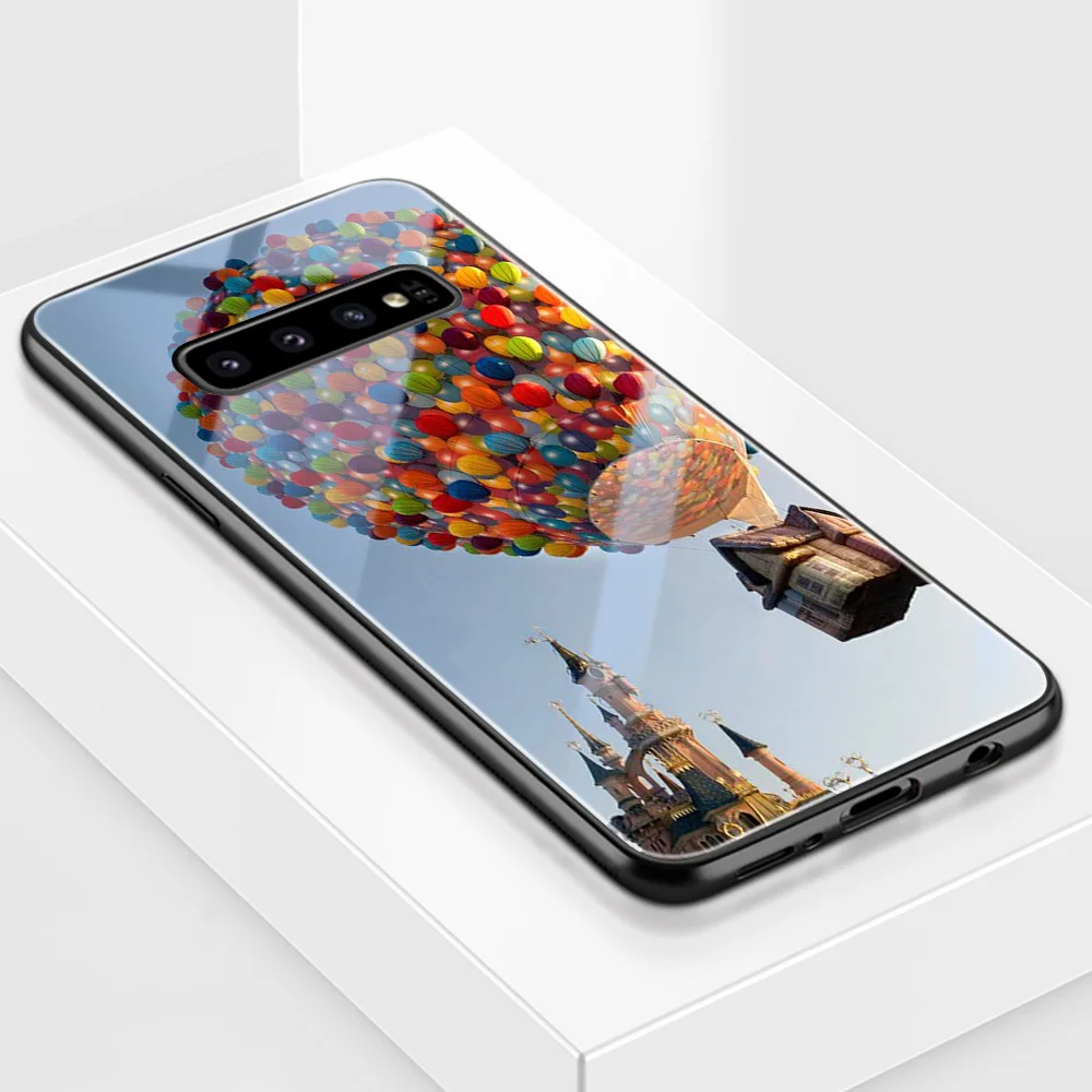 hot balloon glass case for samsung galaxy s21 a51 s20 a50 a21s a12 a71 a70 s10 s9 s8 s10e a30 a20 note 20 10 9 8 ultra lite plus free global shipping