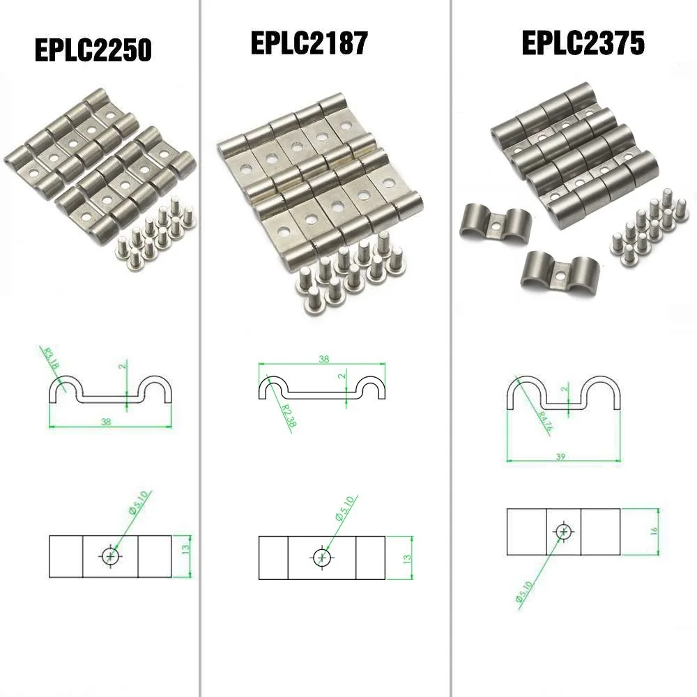 EPMAN SS двойная топливная линия или транс-хомут пакет из 10 модифицированных